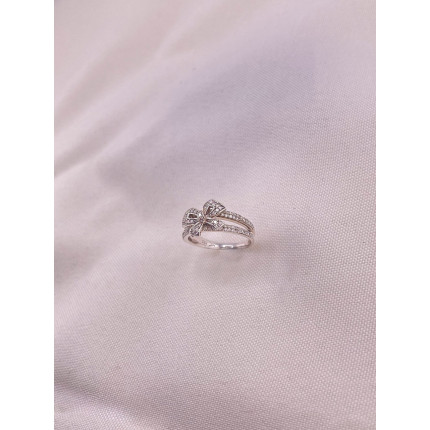 Anel Laço com Diamantes