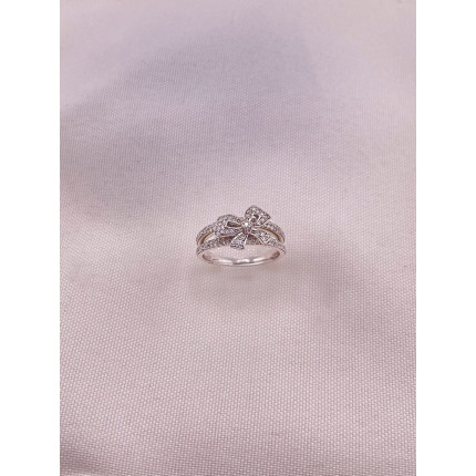 Anel Laço com Diamantes