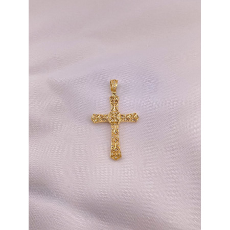 Pingente Cruz com Diamantes
