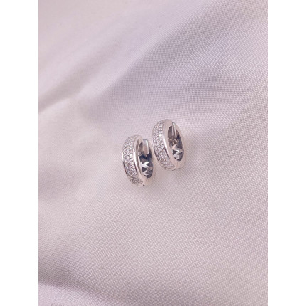 Brincos Argola com Diamantes