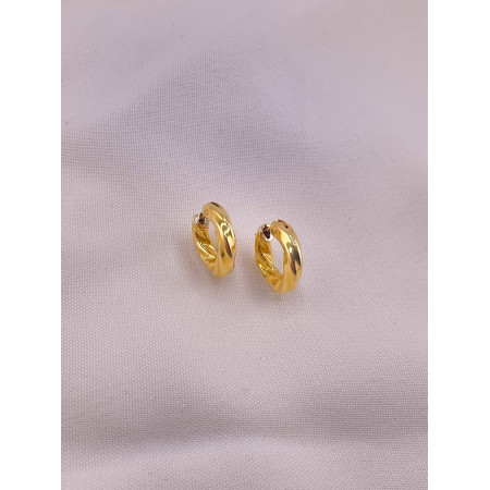 Brincos Argola Trançada