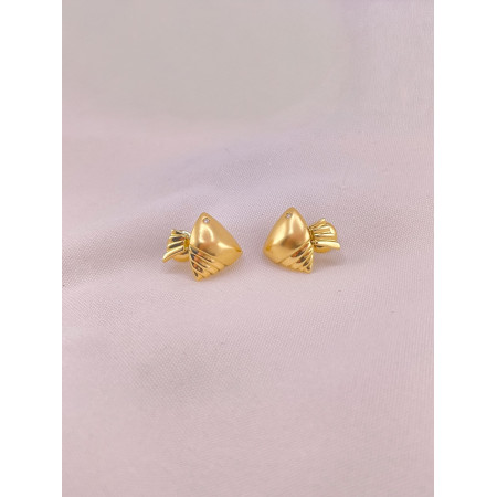 Brincos Peixes com Diamantes
