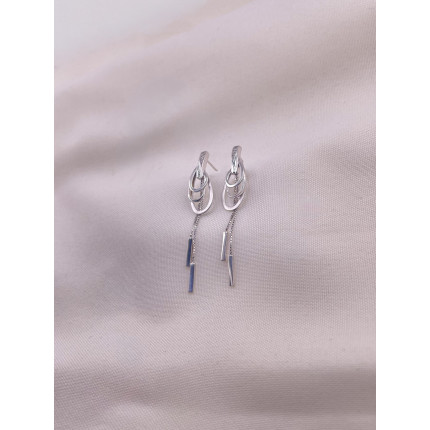 Brincos Gotas com Diamantes