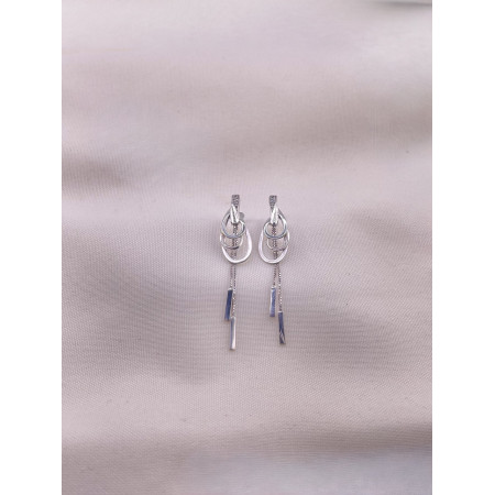 Brincos Gotas com Diamantes