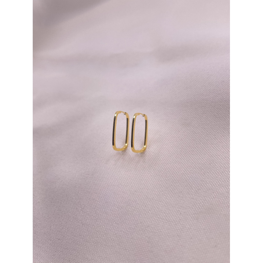 Brincos Argola Quadrada