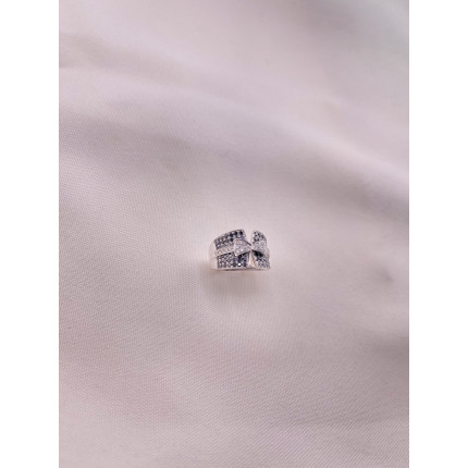 Anel Laço com Diamantes