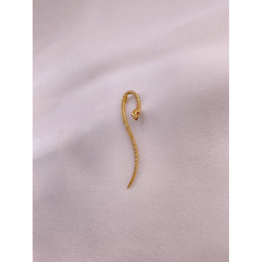 Pingente Serpente com Diamantes