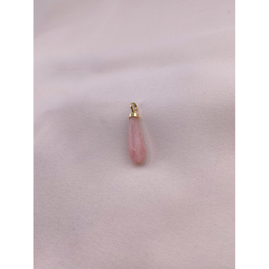 Pingente Quartzo Rosa