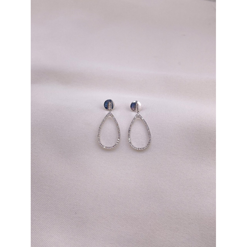 Brincos Gota com Diamantes Vivara