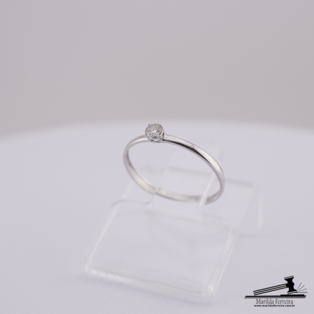 Anel Solitário 