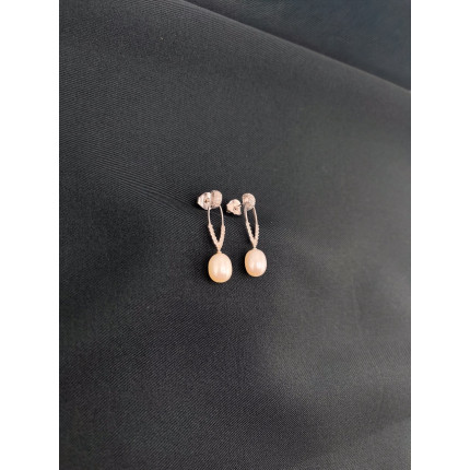 Brincos Diamantes e Pérola