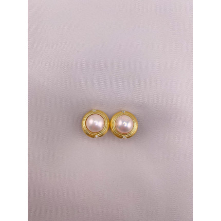 Brincos Pérola de Pressão