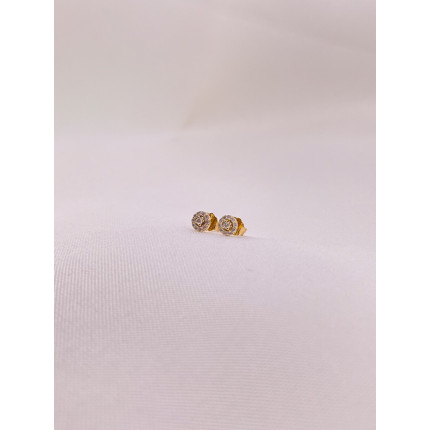 Brincos Mandala de Diamantes