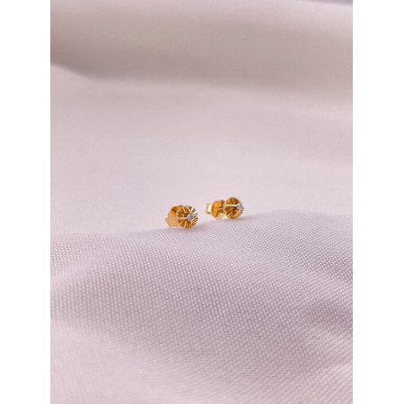 Brincos Solitário Cálice