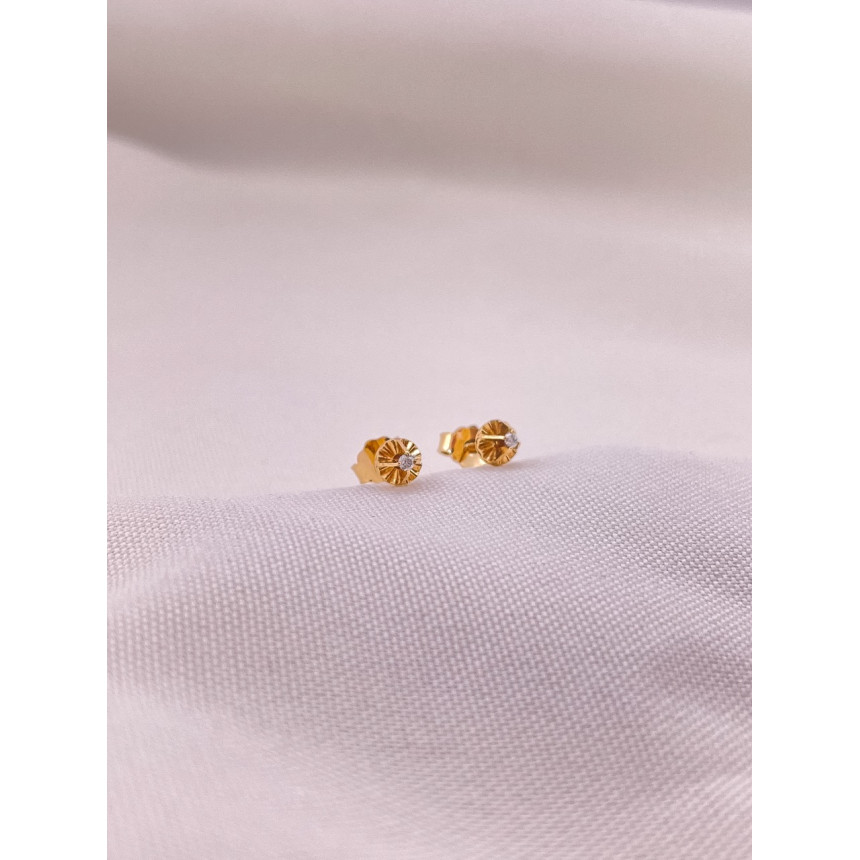 Brincos Solitário Cálice