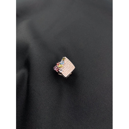 Anel Pedras Preciosas e Diamantes