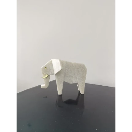 Elefante Mármore Decorativo