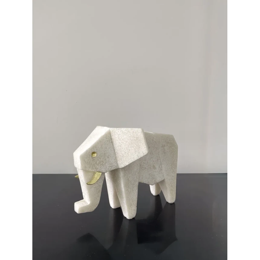 Elefante Mármore Decorativo