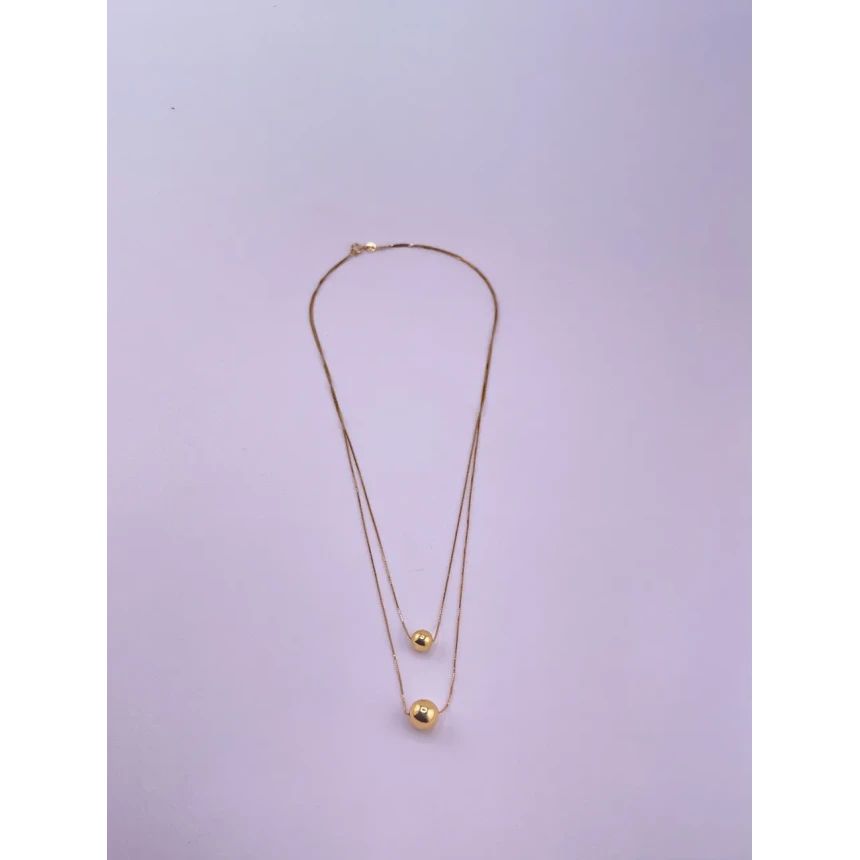 Corrente Degradê de Esferas