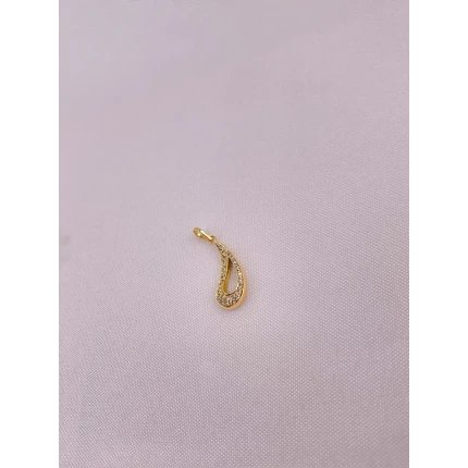 Pingente Gota em Diamantes