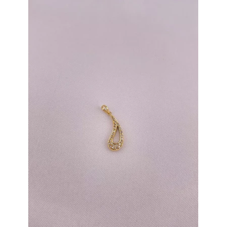 Pingente Gota em Diamantes