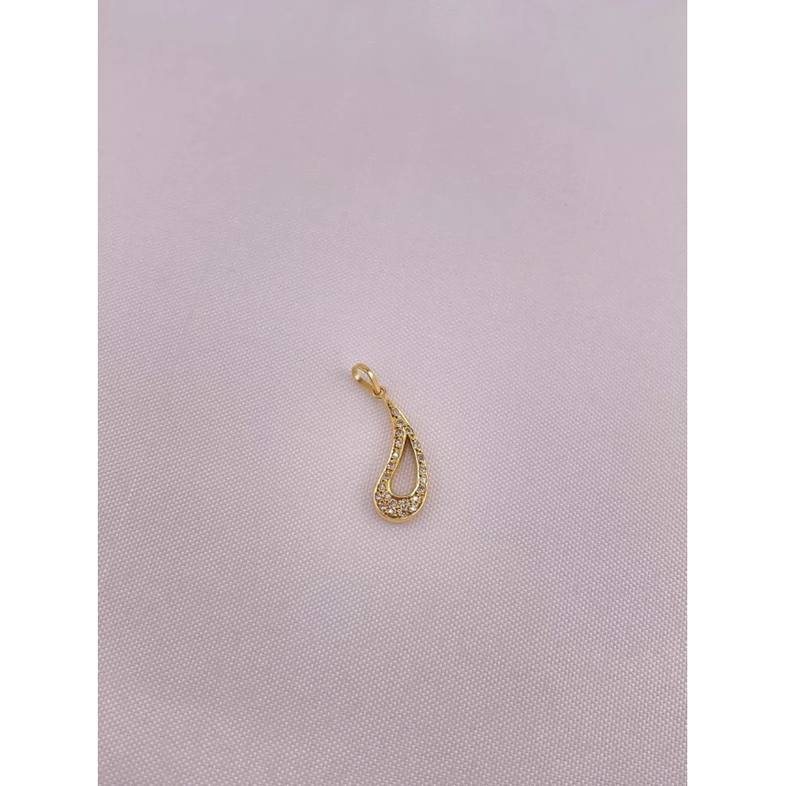 Pingente Gota em Diamantes