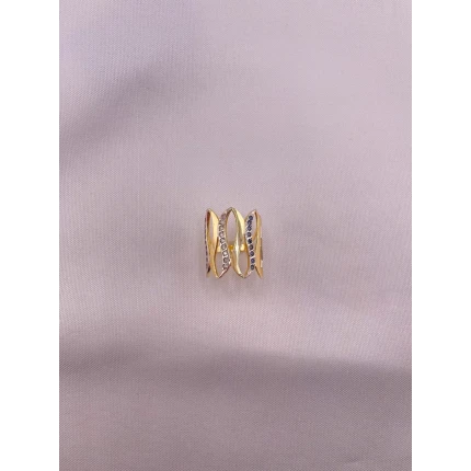 Anel Vazado em Diamantes