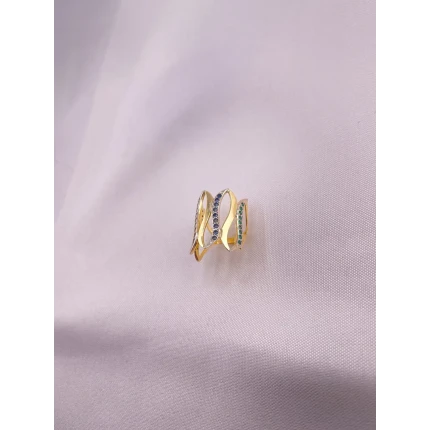 Anel Vazado em Diamantes