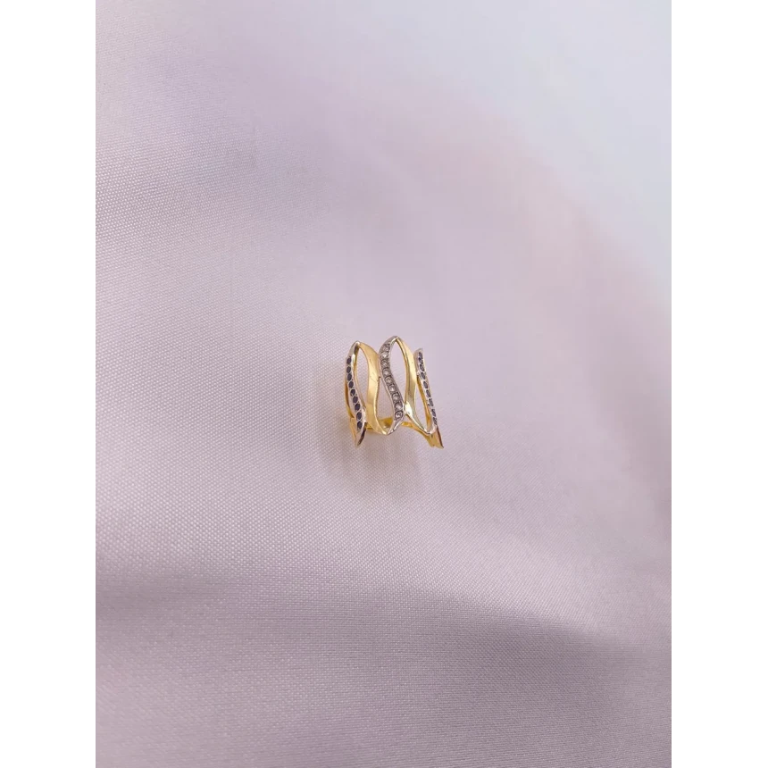 Anel Vazado em Diamantes