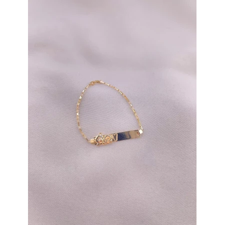 Pulseira Placa com Urso
