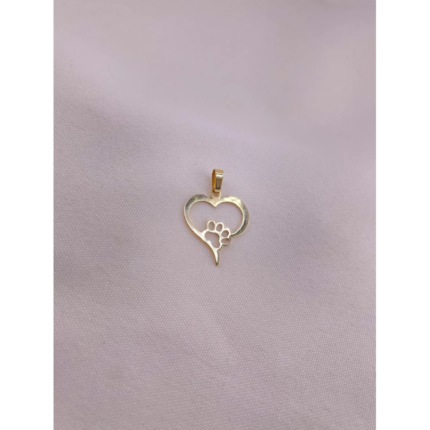 Pingente Coração Animal