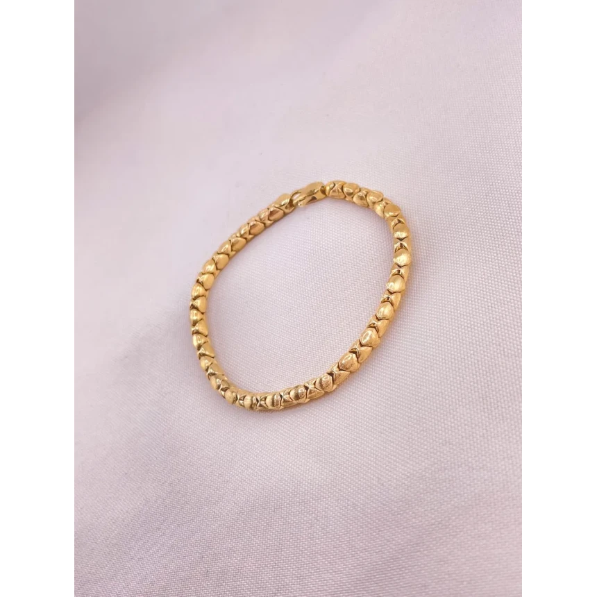 Pulseira Ouro Escovado