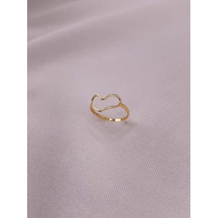 Anel Coração Vazado