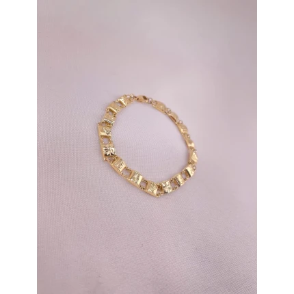 Pulseira Placas Modelos Escrava