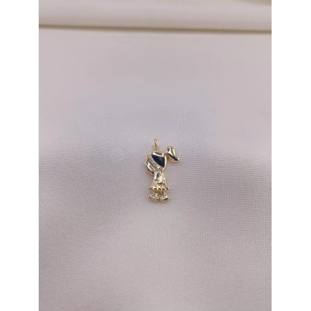 Pingente Menina com Diamantes