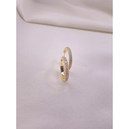 Brincos Argola de Diamantes