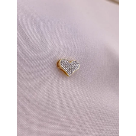 Pingente Coração de Diamantes