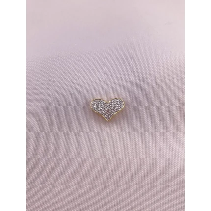 Pingente Coração de Diamantes