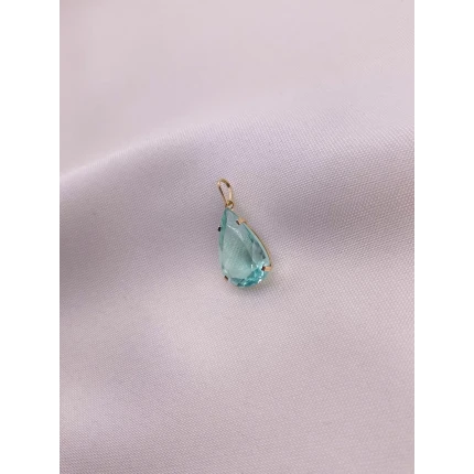 Pingente Gota com Zircônia
