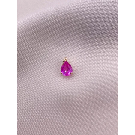 Pingente Gota com Zircônia