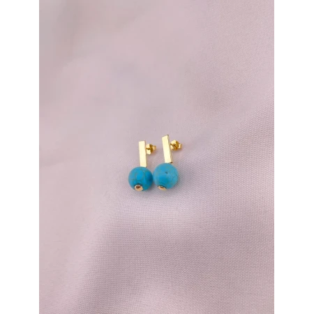 Brincos Turquesa