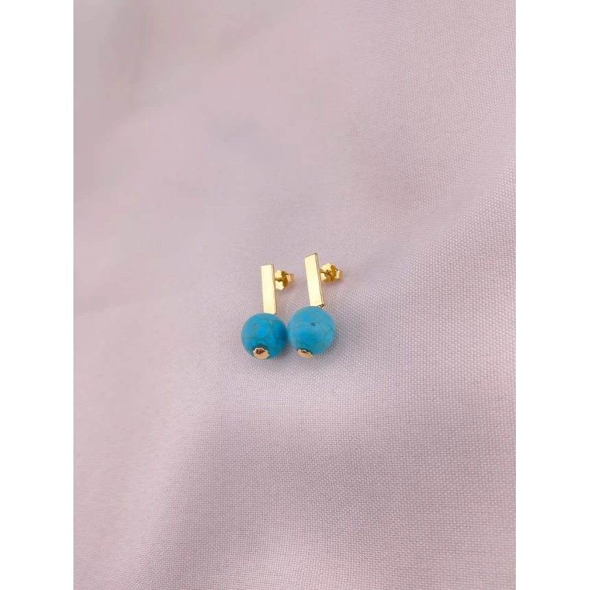 Brincos Turquesa