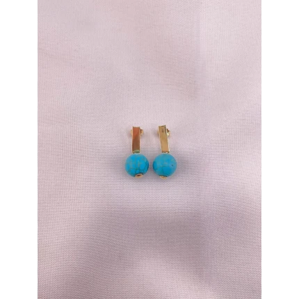 Brincos Turquesa