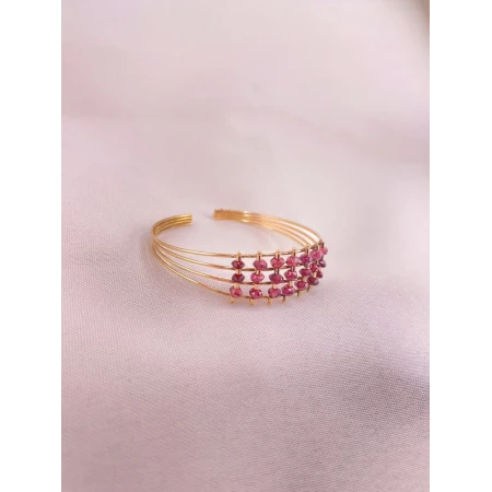 Bracelete Turquesa Rosa