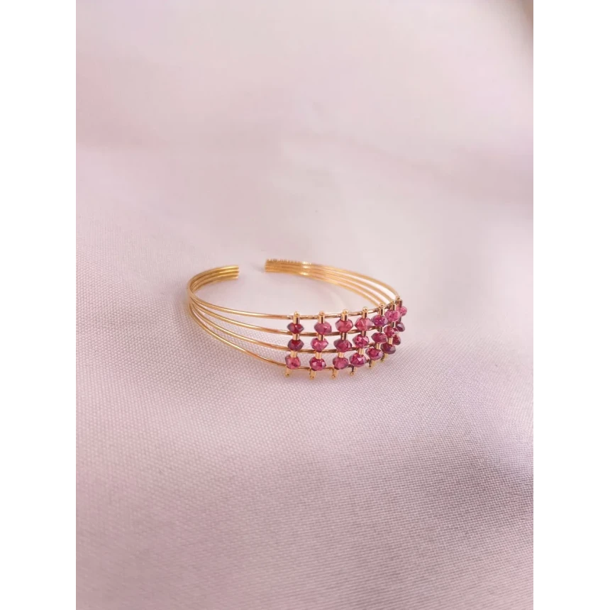 Bracelete Turquesa Rosa