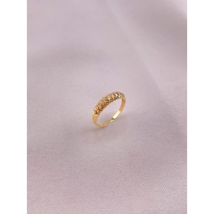 Anel Favo com Diamantes