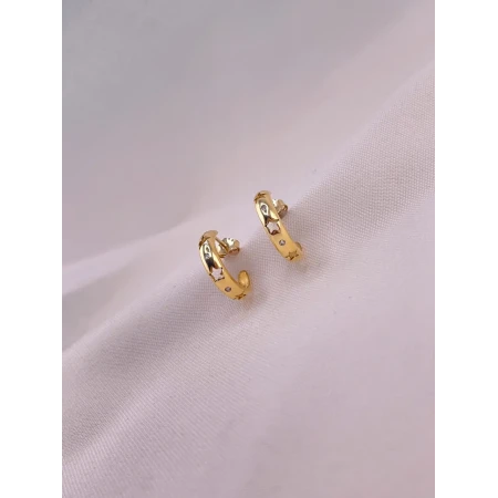 Brincos Argola Estrelas