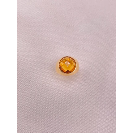 Anel Topázio Amarelo