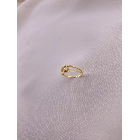 Anel de Diamantes Vazado