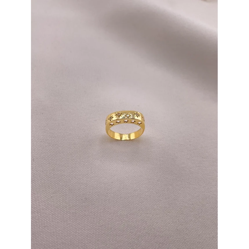 Anel Estrelas com Diamantes